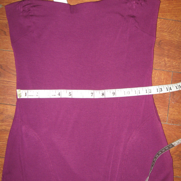 O.FINE Reversible Purple Stretch Dress - Picture 7 of 8